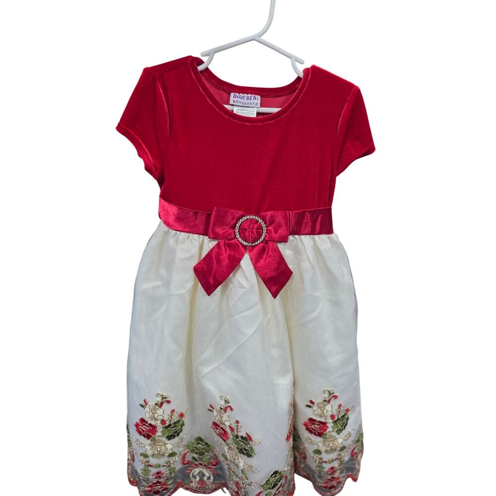 Red Velvet Formal Dress - Blueberi Boulevard - 6